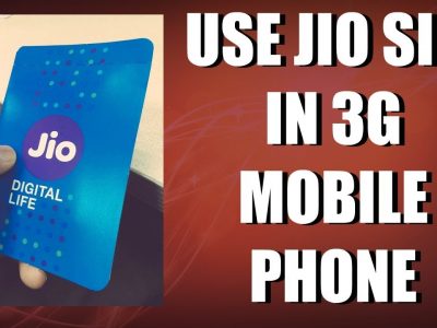 How to use Jio Sim in 3G phone